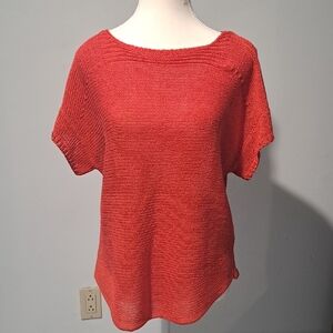 Cupio Red Sweater Top. Size‎ Large.